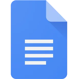 Logo Google Documents, czyli edytora tekstu