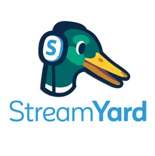 Logo StreamYard – aplikacji do streamowania video