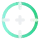 Zielony symbol celownika.